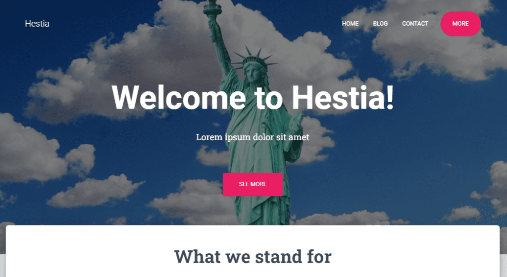 Hestia theme